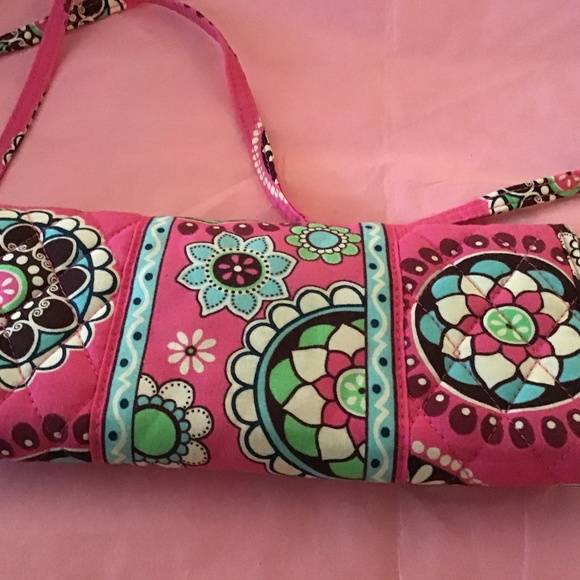 Vera Bradley Pink Messenger Wallet Organizer - Picture 5 of 5